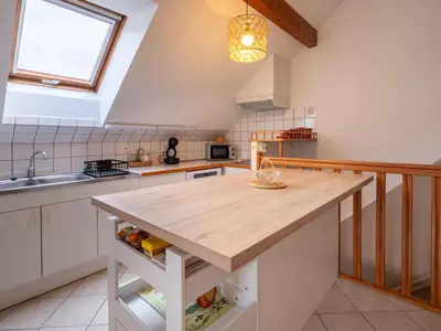 Cuisine ou kitchenette dans l'établissement Le Grand Chêne