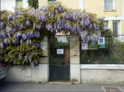 Plan de l'établissement Appartement confortable à Auvers-sur-Oise, 50 m², jardin