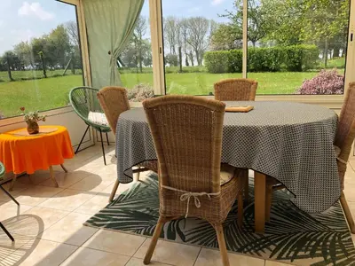 Jardin de l'établissement Holiday Home Gite 3 du Petit Pressoir zwischen Meer und Wald in der Nähe von Le Tréport Mer by Interhome