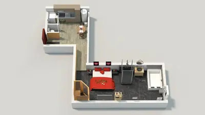Plan de l'établissement Le Qube Romantique by Prestige Home Living - sauna & balnéo 2 places - Montdidier