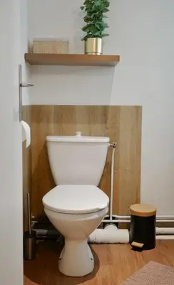 Salle de bains dans l'établissement Le Duplex Cosy