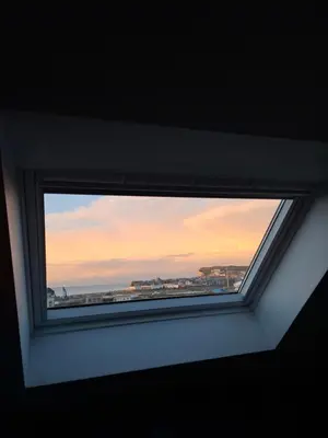 Lever ou coucher de soleil vu de l'appartement ou à proximité