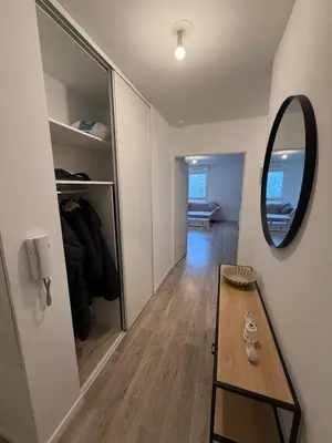 Plan de l'établissement APPARTEMENT F3 BUCHELAY Calme parking privé proche de la gare