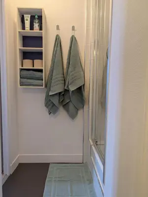 Plan de l'établissement La loge Diane, à deux pas du château et son jardin à la française