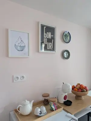 Plateau bouilloire dans l'établissement La loge Diane, à deux pas du château et son jardin à la française