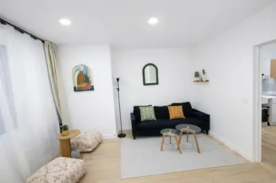 Coin salon dans l'établissement Maison Connectée Serenia