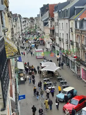Clients de l'établissement Dieppe à la plage