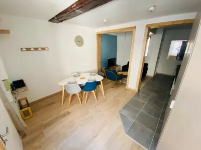 Coin salon dans l'établissement Rouen Intime - Cocon rénové en Hypercentre - 256