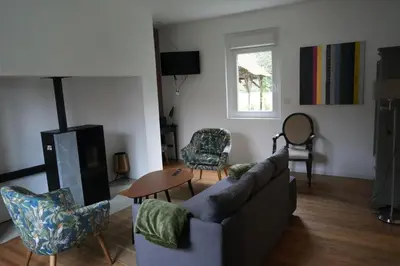 Coin salon dans l'établissement Chez Rachel