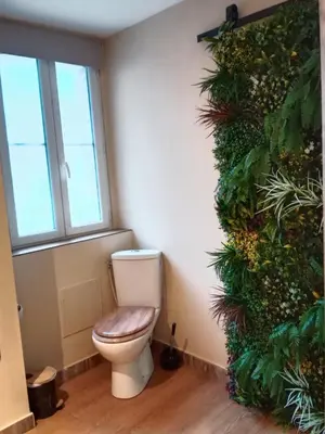 Salle de bains dans l'établissement Studio ravissant proche mer