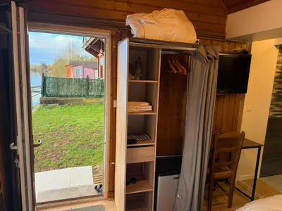 Plan de l'établissement Charmante cabane rustique en bord de Seine