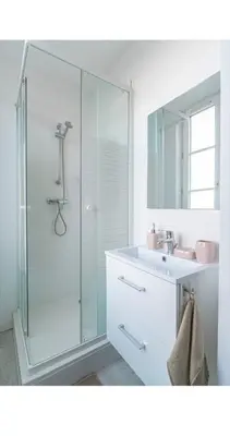Salle de bains dans l'établissement Studio lumineux, cosy et bien équipé