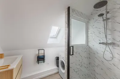 Salle de bains dans l'établissement Aux Magnolias - Maison pour 6p