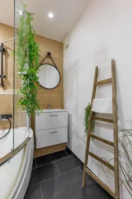 Salle de bains dans l'établissement Nid Amour Cabane et Spa Privatif