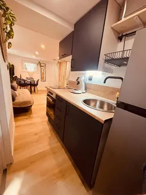 Cuisine ou kitchenette dans l'établissement Le Secret De Bali - Évasion en centre-ville