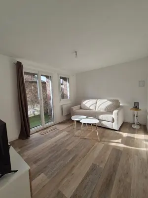 Coin salon dans l'établissement Maison à Rouen