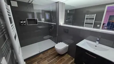 Salle de bains dans l'établissement Le Good Vibes