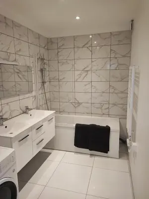 Salle de bains dans l'établissement Apartment G