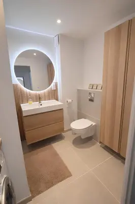 Salle de bains dans l'établissement T2 calme Canteleu Proche Transports & Rouen Centre