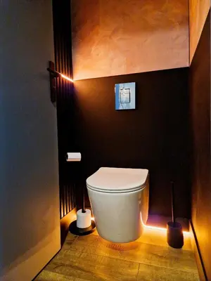 Salle de bains dans l'établissement Maison Kolsaas