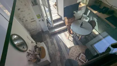Coin salon dans l'établissement Maison Nymphéas