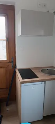 Cuisine ou kitchenette dans l'établissement Criel sur Mer Studio Le Pourquoi pas