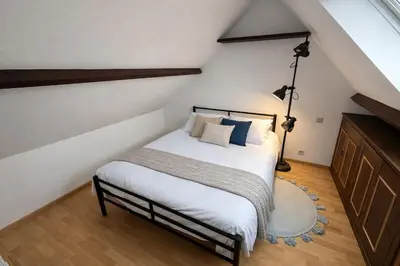Un ou plusieurs lits dans un hébergement de l'établissement Maison paisible à Senlis