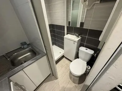 Salle de bains dans l'établissement L'Escapade Amiénoise