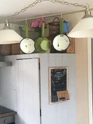 Cuisine ou kitchenette dans l'établissement Le Clos Charmaine