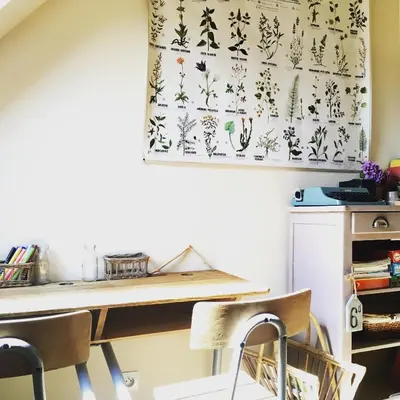 Coin salon dans l'établissement Le Clos Charmaine