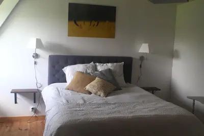 Un ou plusieurs lits dans un hébergement de l'établissement Le lit de la Saâne