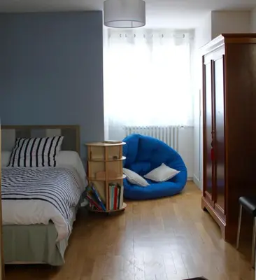 Un ou plusieurs lits dans un hébergement de l'établissement Au Coeur De Beauvais