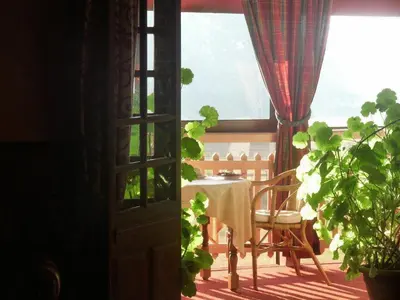Balcon ou terrasse dans l'établissement Château de la Râpée Hôtel restaurant