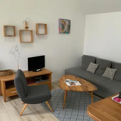 Télévision ou salle de divertissement dans l'établissement La Maisonnette de Senlis