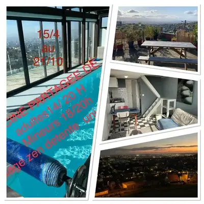 ECO STUDIOS mezzanine wifi stationnement rue gratuit terrasse dans jardin