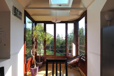 Balcon ou terrasse dans l'établissement Au Moulin de l'Andelle