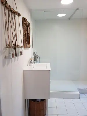 Salle de bains dans l'établissement Studio Chantilly