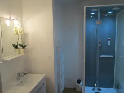 Salle de bains dans l'établissement Chambres d'hôtes Atypik