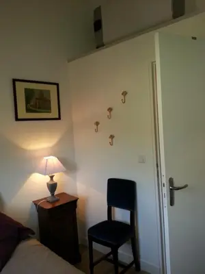 Un ou plusieurs lits dans un hébergement de l'établissement GÎTE DU VALAMBOURG
