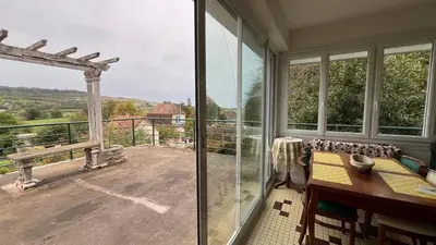 Balcon ou terrasse dans l'établissement Gîte Monatella