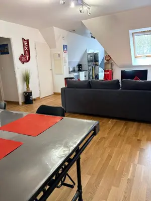 Coin salon dans l'établissement Amiens LOFT