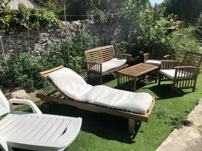 Jardin de l'établissement Gite Ancien Relais de Saint-Jacques