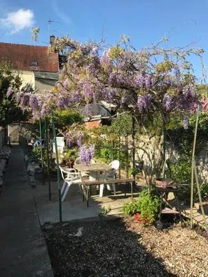 Jardin de l'établissement Gite Ancien Relais de Saint-Jacques