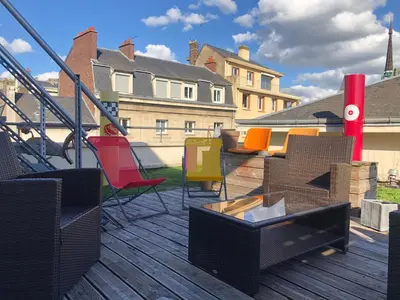 Balcon ou terrasse dans l'établissement Urban Style hotel de l'Europe
