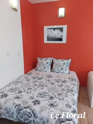 Un ou plusieurs lits dans un hébergement de l'établissement Les Belles Terrasses Dieppe ,3 appartements , LE VEGETAL de 1 à 8 personnes , LE TROPICAL de 1 à 6 personnes , LE FLORAL avec TERRASSE de 1 à 3 personnes , quartier calme au stationnement gratuit à coté de l'avenue verte