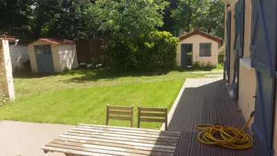 Jardin de l'établissement Magnolia Cottage