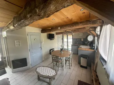 Coin salon dans l'établissement La maison du Bonheur 