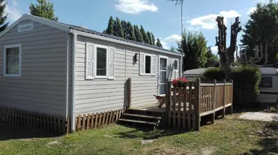 Jardin de l'établissement Camping Loisirs Des Groux