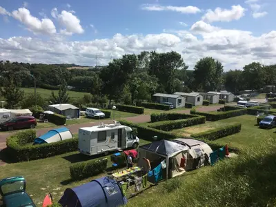 Paysage naturel près de le camping