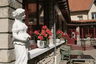 Balcon ou terrasse dans l'établissement Hostellerie Du Lys